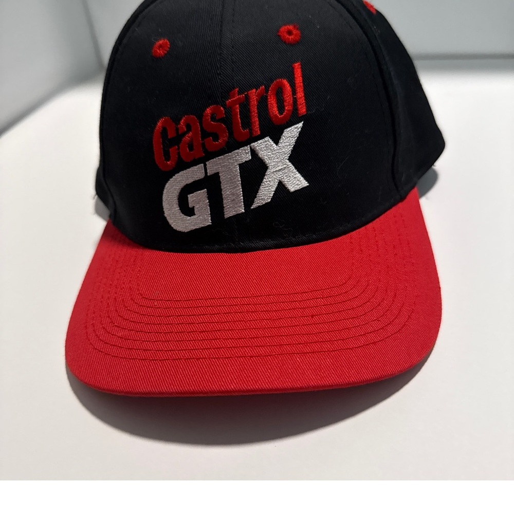 Castrol GTX Black and Red Cap